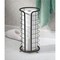 mDesign Metal Toilet Paper Holder Stand, Freestanding 3 Roll Reserve